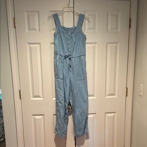 Old Navy Light Blue Denim Jumpsuit
